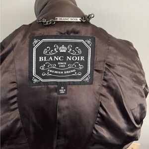 Blanc Noir Brown Bomber Jacket